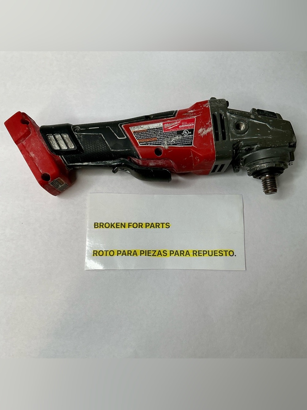 Milwaukee 2780-20 M18 Fuel 4-1/2"/5" Grinder For Parts Or Repair (Not Working) - Picture 5 of 10